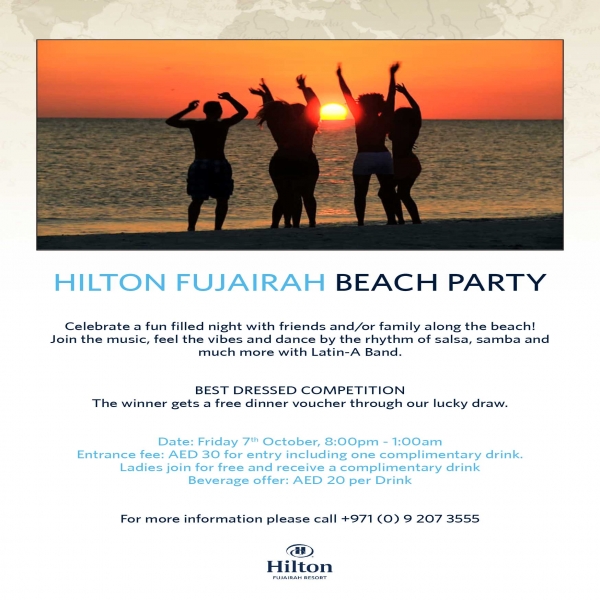 Hilton Fujairah Beach Party